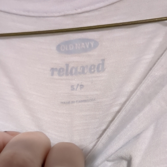 Old Navy Women's Mint Striped Long Sleeve Tee - Picture 2 of 2